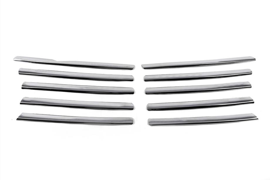 Mercedes Vito W638 1996-2003 Chrome Grille Covers (V-class, Stainless Steel) 8 pieces Photo 5