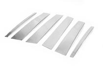 Mercedes GL class X164 2006-2012 Stainless Steel Door Pillar Trim (6 pcs) photo 5
