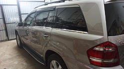 Mercedes GL class X164 2006-2012 Window Lower Trim Stainless Steel (6 pcs) photo 4