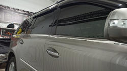 Mercedes GL class X164 2006-2012 Window Lower Trim Stainless Steel (6 pcs) photo 8