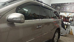 Mercedes GL class X164 2006-2012 Window Lower Trim Stainless Steel (6 pcs) photo 9