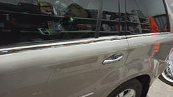 Mercedes GL class X164 2006-2012 Window Lower Trim Stainless Steel (6 pcs) photo 12
