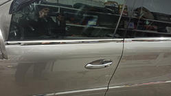 Mercedes GL class X164 2006-2012 Window Lower Trim Stainless Steel (6 pcs) photo 13