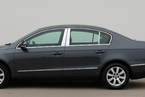 Volkswagen Passat B6 2006-2012 Stainless Steel Door Pillar Trim (SD) photo 1