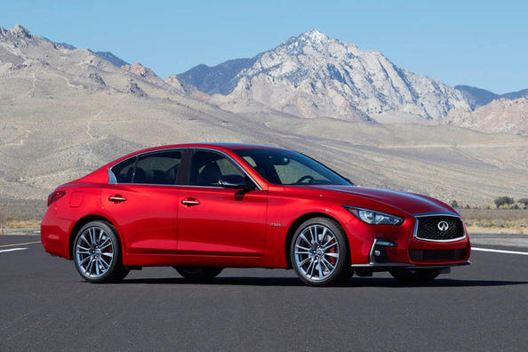 The premium sedan Infiniti Q50