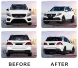 Mercedes GLE/ML сlass W166 2011-2018 Body kit GLE63 AMG (with rear diffuser) photo 2