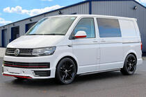 Volkswagen T6 2015-2024 Front bumper lip Sportline 2015-2018 (primed for painting) photo 1