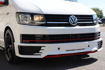 Volkswagen T6 2015-2024 Front bumper lip Sportline 2015-2018 (primed for painting) photo 2