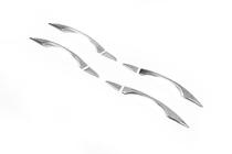 Peugeot 508 2010-2018 Chrome Door Handle Top Covers (4 pcs, Stainless Steel) photo 3
