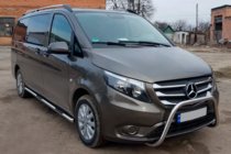Mercedes Vito/V-class W447 2014- Side pipes 2 pcs, stainless steel d60, long wheelbase (L3) photo 3