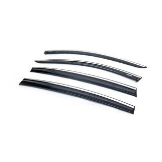 Window Deflectors with Chrome Trim HB (4 pcs, Niken) photo 3