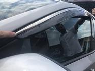 Skoda Rapid 2012-2019 Window Deflectors with Chrome Trim SD (4 pcs, Niken) photo 3