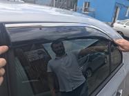 Skoda Rapid 2012-2019 Window Deflectors with Chrome Trim SD (4 pcs, Niken) photo 6