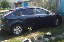 Ford Focus II 2005-2008 Window Deflectors with Chrome Trim SD/HB (4 pcs, Niken) photo 2