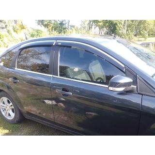 Window Deflectors with Chrome Trim SD/HB (4 pcs, Niken) photo 1