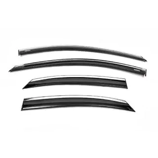 Window Deflectors with Chrome Trim SD/HB (4 pcs, Niken) photo 3
