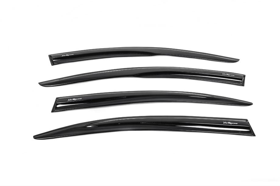 Skoda Octavia II A5 2010-2013 Window Deflectors LiftBack (4 pcs, MyRacing) Image