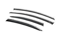 Honda Civic Sedan VIII 2006-2011 Window deflectors with chrome trim (4 pcs, Niken) photo 3