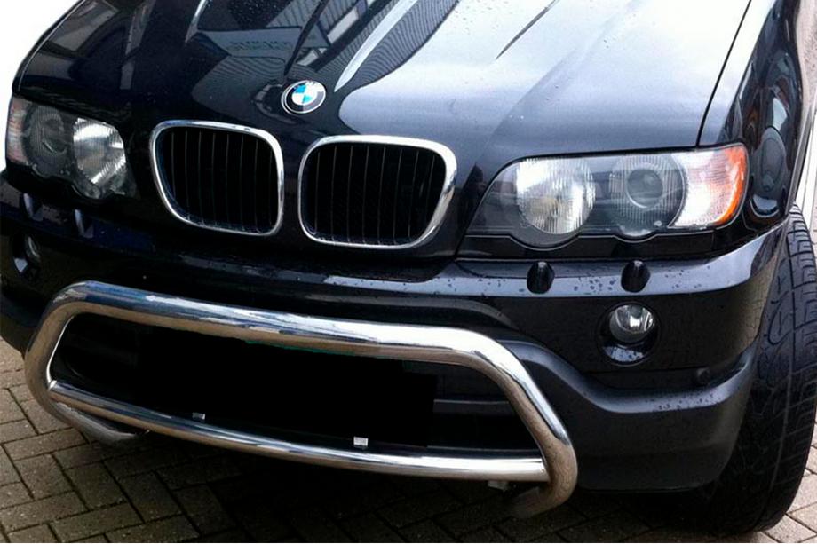 BMW X5 E53 1999–2006 Bull Bar WT015 (Stainless Steel) Image