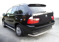 BMW X5 E53 1999–2006 Rear Guard Special Stainless Steel photo 1
