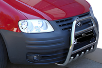 Volkswagen Caddy 2004-2010 Bull Bar QT007 (Stainless Steel) photo 1