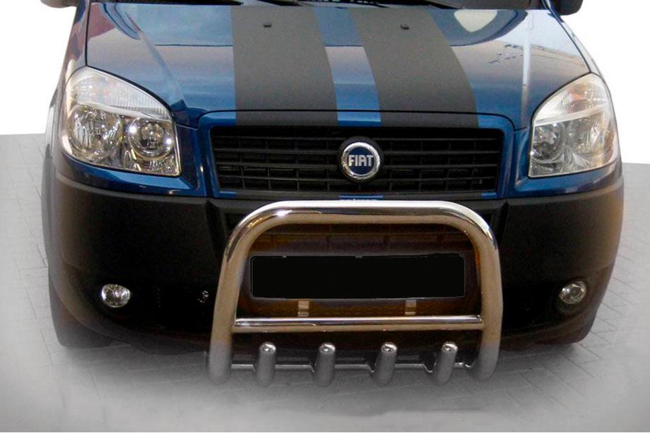Fiat Doblo I 2005-2010 Front Bar QT006 (Stainless Steel) Photo 1