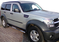 Dodge Nitro 2006-2011 Side Bars (2 pcs, Stainless Steel) photo 1