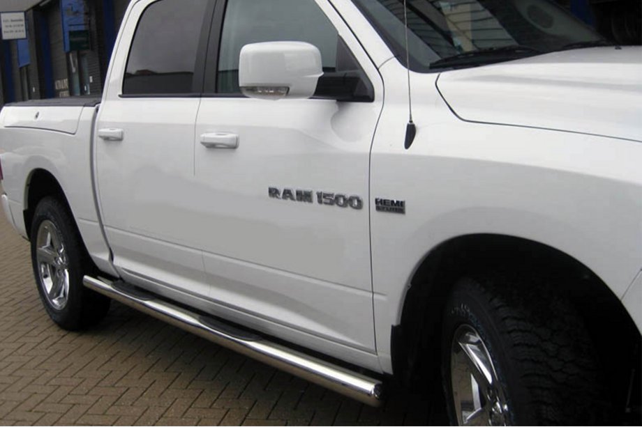 Dodge RAM (DT) 2018– Side Standard Pipes (2 pcs, Stainless Steel) Image