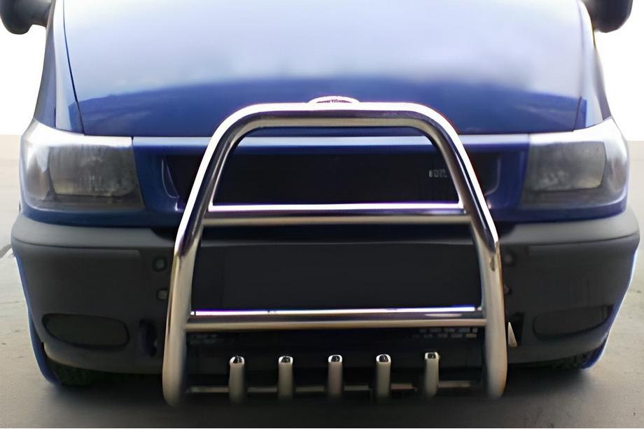 Ford Transit 2000–2014 Bull Bar QT007 (2000-2006, Stainless Steel) Image