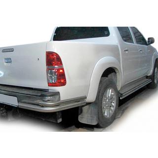 Rear Corner Bars AK003-Double (Stainless Steel) Toyota Hilux 2006-2015 photo 1