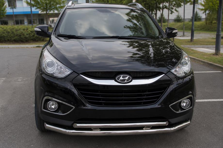 Hyundai IX-35 2010-2015 Front Bar ST014-2 (Stainless Steel) Image