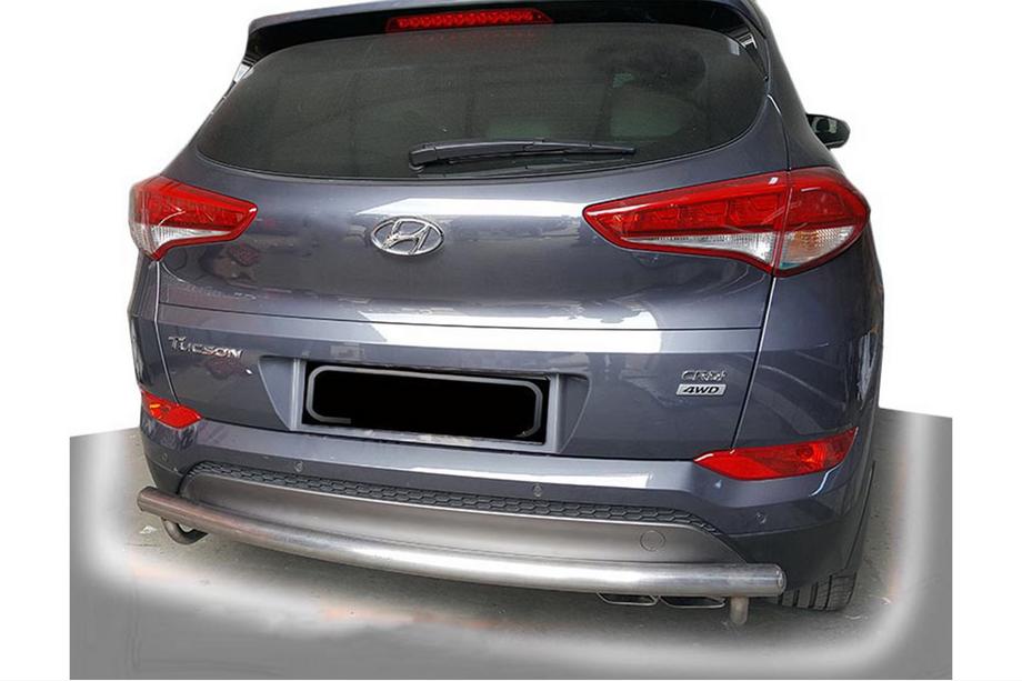 Hyundai Tucson TL 2016-2021 Rear Bar AK002 (Stainless Steel) Image