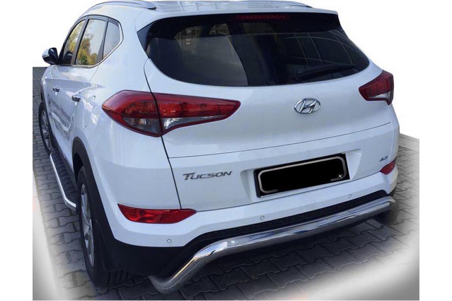 Hyundai Tucson TL 2016-2021 Rear Bar AK007 (Stainless Steel) Image