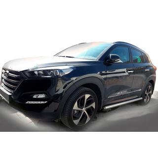 Side Bars (2 pcs, Stainless Steel) Hyundai Tucson TL 2016-2021