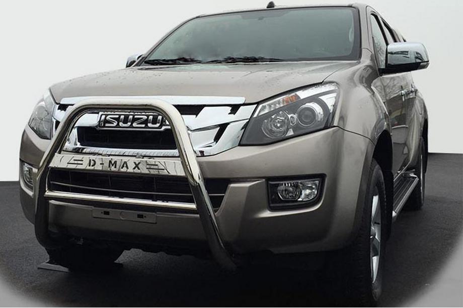 Isuzu D-Max 2011-2019 Front Bull Bar QT008 (Stainless Steel) Image