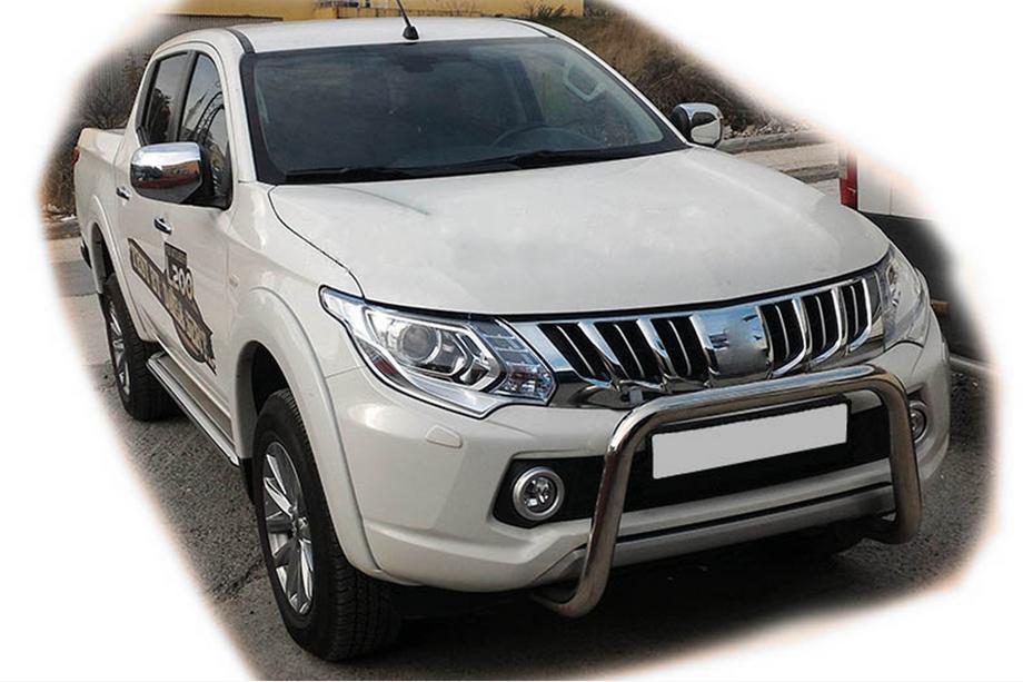 Mitsubishi L200 2015-2024 Bull Bar WT005 (Stainless Steel) Image