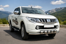 Mitsubishi L200 2015-2024 Front Bar ST015 (Stainless Steel) photo 1