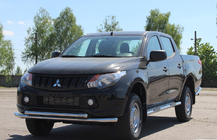 Mitsubishi L200 2015-2024 Front Bull Bar ST014 (Stainless Steel) photo 2