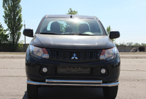 Mitsubishi L200 2015-2024 Front Bull Bar ST014 (Stainless Steel) photo 1