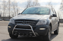 Mercedes ML W164 2005-2011 Bull Bar WT003 (Stainless Steel) photo 4
