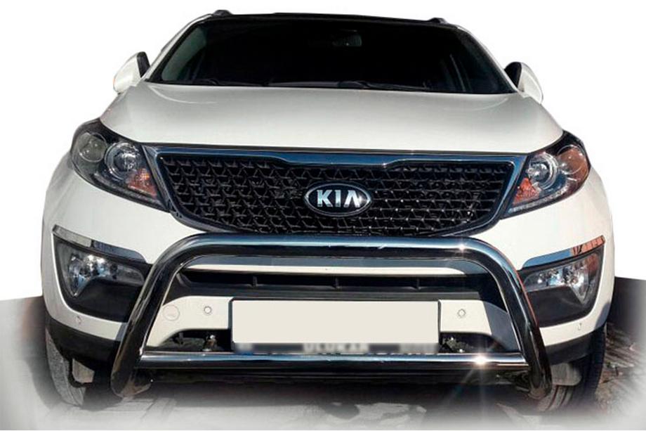 Kia Sorento II XM 2009-2014 Bull Bar WT005 (Stainless Steel) Image