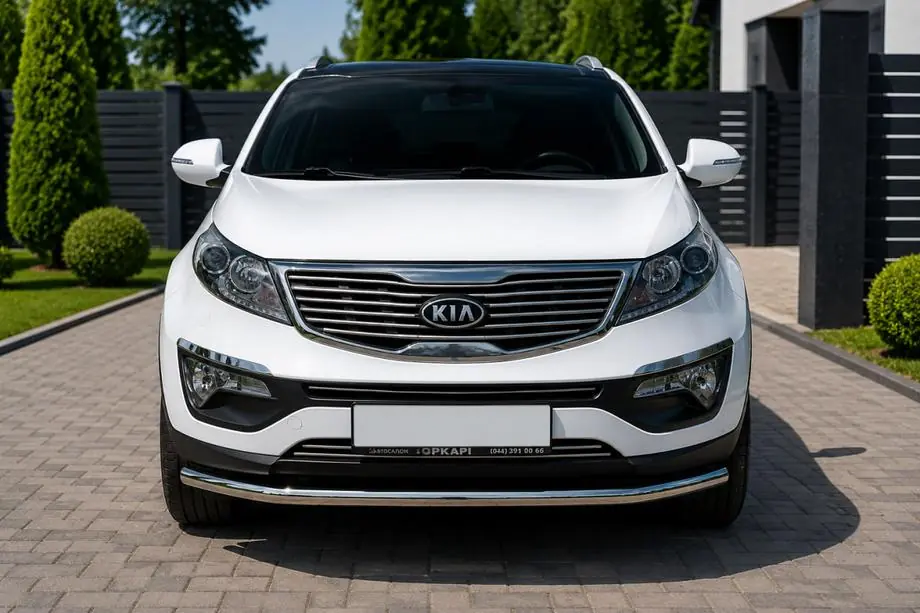 Kia Sportage 2010-2015 Front Bar ST008 (Stainless Steel) Image
