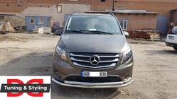 Mercedes Vito/V-class W447 2014- Front Bull Bar ST014 (Stainless Steel) photo 6