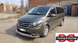 Mercedes Vito/V-class W447 2014- Front Bull Bar ST014 (Stainless Steel) photo 7