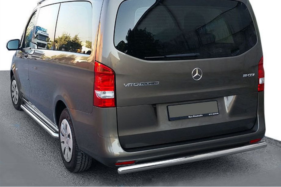 Mercedes Vito/V-class W447 2014- Rear Guard AK002 (Stainless Steel) Image