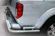 Nissan Navara 2006-2015 Rear Guard AK003-Special (Stainless Steel) photo 1