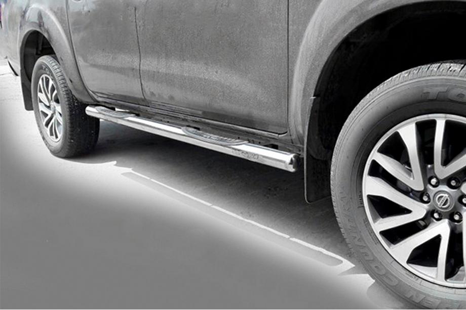Nissan Navara/NP300 2016- Side Bars (2 pcs, Stainless Steel) Image
