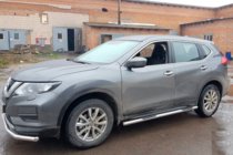 Nissan X-trail T32/Rogue 2014-2021 Side Bars (2 pcs, Stainless Steel) photo 2