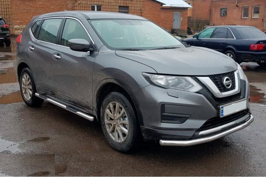 Nissan X-trail T32/Rogue 2014-2021 Side Bars (2 pcs, Stainless Steel) Image