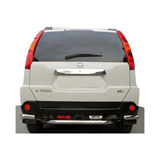 Rear corner bars with center section AK0073 (2 pcs, stainless steel)